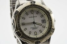 美品 カシオ オシアナス デイト OC-700 ソーラ メンズ 腕時計 CASIO_画像1