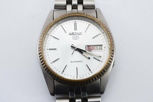 稼働品 セイコー ファイブ デイデイト 7009-3110 自動巻き メンズ 腕時計 SEIKO