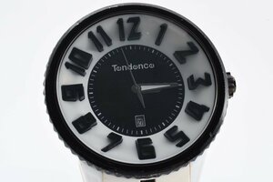 テンデンス デイト ラウンド クォーツ 腕時計 TENDENCE