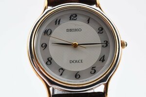 セイコー ドルチェ ラウンド 5E61-0A20 クオーツ メンズ 腕時計 SEIKO