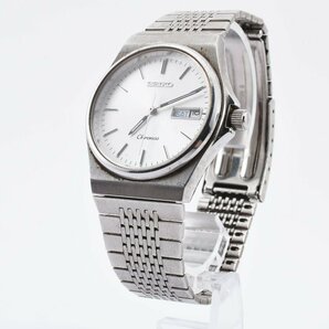 セイコー クロノス 5H23-7D20 デイデイト ラウンド シルバー クォーツ 腕時計 SEIKOの画像2