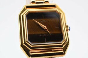  beautiful goods operation goods Waltham Gold square hand winding lady's wristwatch WALTHAM