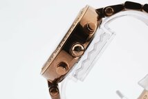 稼働品 マイケルコース 石付き クロノグラフ MK5896 クォーツ レディース 腕時計 MICHAELKORS_画像4