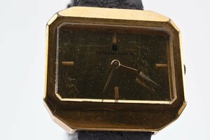  operation goods universal june-b square Gold hand winding men's wristwatch UNIVERSAL GENEVE