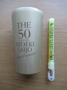  Saijo Hideki THE50 tumbler penlight ticket / 2022 calendar 4 point set 