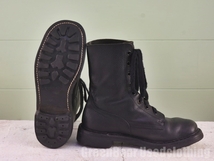 A071 ビンテージ RUGAK フランス軍ブーツ 黒 ブラック メンズ 25cmくらい _画像3