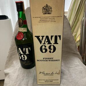 古酒 VAT69 ヴァット69 バット69 蝋印 従価税表記 特級 封印紙 760ml 43度 協和発酵扱い スコッチウイスキー 箱付の画像9