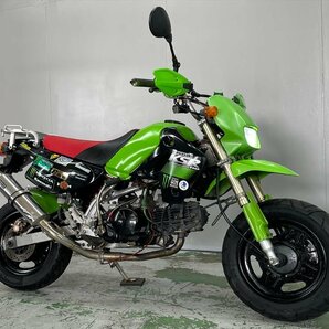 KSR110 売り切り！１円スタート！☆始動動画有☆エンジン好調！KL110A！2003年！社外マフラー！ナックルガード！全国配送！福岡佐賀の画像1