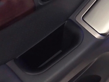 トヨタ ランドクルーザープラド 120系　2002 - 2009年　車用 フロント リア　ドアサイド収納ボックス　ABS　 4個　ブラック_画像6
