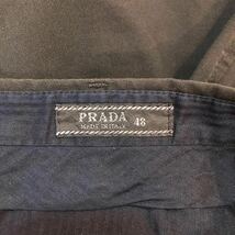 PRADA プラダ スラックスパンツ48ブラック/ イタリア製_画像6