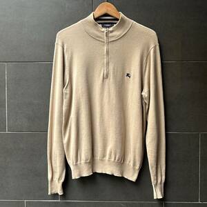  Burberry London Burberry half Zip sweater / knitted / with logo /M
