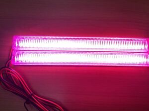 特価☆爆光 ＬＥＤ ＣＯＢ 　ストロボ　デイライト赤　ロングタイプ　リレー付☆クリックポスト可