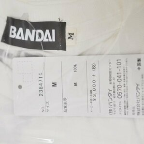 未使用 デジモンストーリー展 オリジナル Tシャツ Mサイズ ドット ホワイト BANDAIの画像5