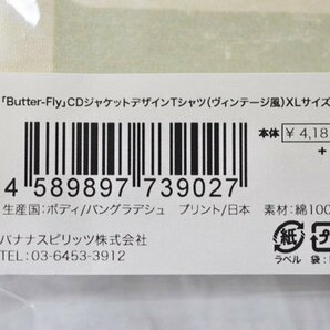 未使用 デジモンアドベンチャー 「Butter-Fly」 CDジャケットデザイン Tシャツ ヴィンテージ風 XLサイズの画像4