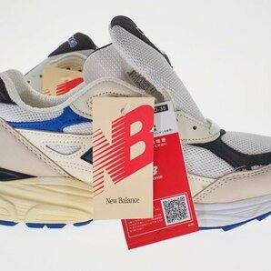 ●中古・極美品●new balance ニューバランス M990WB3 テディサンティス ホワイト ブルー スニーカー 26.0cmの画像6