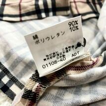 ブランドロゴ BURBERRY BLACK LABEL ポロシャツ サイズ2 M相当 ノバチェック バーバリーブラックレーベル ホースロゴ ワンポイント 春夏物_画像6