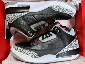 極美品　NIKE AIR JORDAN ３ RETRO　OG　セメントグレー 30cm ジョーダン１ 5 6 11 Air Max 