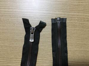 YKK 65cm EXCELLA 高級 ブロンズ ファスナー エクセラファスナー エクセラ ジップ ジッパー スライダー 最高級 DIY 補修 ジャケット リペア