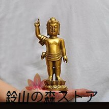 仏像 釈迦誕生仏 銅製 立像 お釈迦様 置物 お釈迦さま像 如来仏像 如来像 お釈迦様仏像 (26cm)_画像6