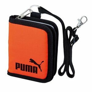 【送料無料】PUMA プーマ 2つ折りウォレット 【蛍光オレンジ】 財布 小銭入 キッズ財布 コインケース 小学生 男の子 クツワ PM242OR 区分C