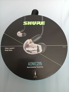 SHURE シュア イヤホン AONIC 215 有線 マイク付き クリア