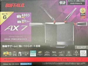 AirStation WXR-5700AX7S BUFFALO バッファロー　Wi-Fi 6対応ルーター ハイパフォーマンスモデル