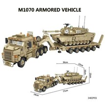 【国内発送＆送料込】箱なし LEGO レゴ ブロック互換 M1070戦車運搬車 M1エイブラムス戦車_画像2