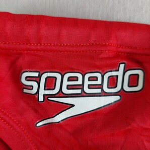 SPEEDO スピード アクアブレードΣ メンズ競泳水着 Oサイズ レッド 紐・内布あり ブーメラン Vパンツ ミズノ製の画像3