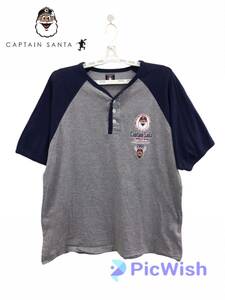 CAPTAIN SANTA グレーTシャツ【3030399】