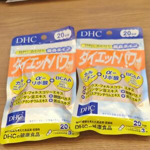 2袋で♪DHC ダイエットパワー 20日分 ダイエット・カルニチン・αリポ酸 ディーエイチシーサプリメント