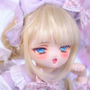 Art hand Auction 『Limor』 DDH-27 セミホワイト肌 カスタムヘッド+アイ三組 MDD向け ドルフィードリーム, 人形, キャラクタードール, ドルフィードリーム, パーツ