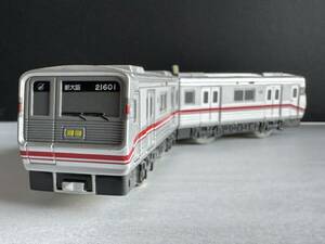 大阪市営地下鉄　２１系車両　1991－　２両セット　〈中古美品〉直線レール３本付