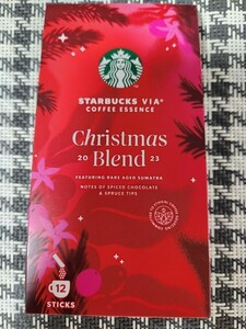  Starbucks *2023 Starbucks vi a Christmas Blend * 12 pcs insertion .VlA instant coffee 