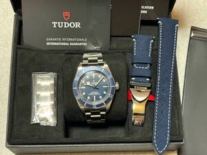  prompt decision!TUDOR black Bay 58 navy ultimate beautiful goods! unused! original belt attaching!79030B BLACKBAYfiftieito blue / inspection chu-da-