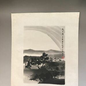 【知之】傅抱石水印版画 木版画 中国 70～80年代 時代保証 本物保証 イメージサイズ: 270×200(mm) 本画ではありません ランダム発送/01の画像1