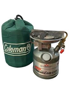 Coleman コールマン MODEL 440 Unleaded 440 STOVE ストーブ アウトドア キャンプ 1995年製 95年製 USA ジャンク品