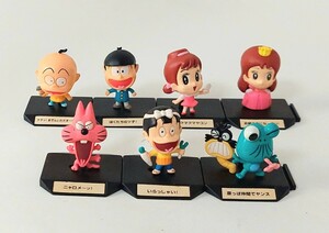 送料220円～☆ちまこれ 赤塚不二夫キャラクターズ「おそ松くん アッコちゃん ア太郎 ニャロメ ケムンパス&ベシ 他」フィギュア 7種セット