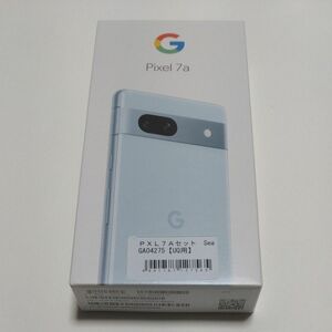 Pixel 7a 6.1インチ メモリー8GB ストレージ128GB Sea UQ 未使用新品