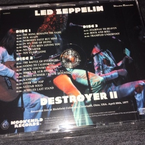 ●Led Zeppelin - Destroyer 2 Winston Remaster : Moon Child プレス3CDの画像2