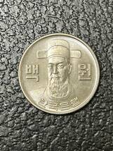 韓国100ウォン貨　1978年　未使用_画像1