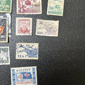 韓国・北朝鮮切手 未使用・使用済み 51枚 ヒンジ跡ありの画像7