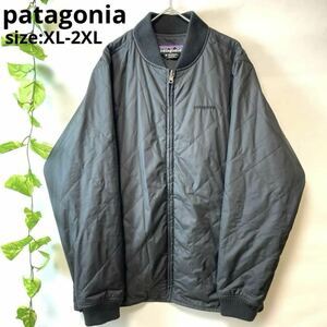 希少/廃盤/PATAGONIA HEBRIDES JKT パタゴニア キルティングジャケット パフボール MA1 アウターブルゾン メンズ 黒ブラック M(XL-2XL相当)