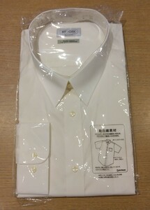 《新品》メンズ 長袖 ワイシャツ 46-86 ホワイト 紳士物 日本製 c130/222