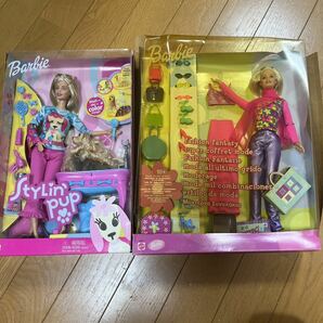 Barbie Stylin Pup Doll &Pup Caucasion輸入品の画像1