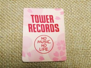 タワーレコード NO MUSIC NO LIFE 角 桜 ステッカー シール