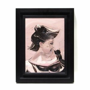 Art hand Auction [Galería de imágenes GINZA] Nanami Shibata Pintura al óleo No. 4 Montaje 2016, pieza única de un artista prometedor S92C1X9Z7Y8P6O, cuadro, pintura al óleo, retrato