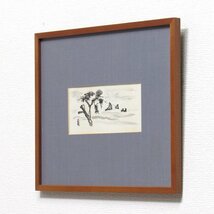 【GINZA絵画館】鍋井克之　デッサン画０号・風景（日ノ出）・洋画の巨匠・１点もの　Y59R4W3X2A_画像4