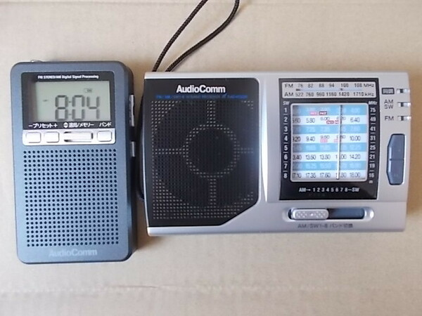オーム電機 RAD-P360N-H 2021年制・RAD-H320N 2022年制 中古品 ラジオ