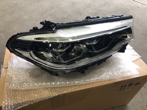  中古 BMW5シリーズ 　 523D Mスポーツ LED 右 ヘッドライト ヘッドランプ ASSY 