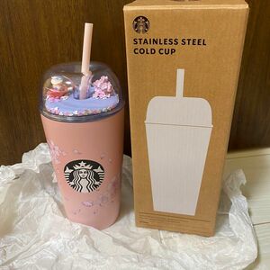 韓国　スタバ　ステンレスタンブラー　SAKURA2024 Jello Cold Cup スターバックス　タンブラー　桜　春　　